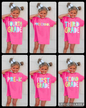 Load image into Gallery viewer, School Grade Tees - Toddler Sizes Only