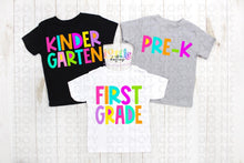 Load image into Gallery viewer, School Grade Tees - Toddler Sizes Only