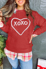 Load image into Gallery viewer, Valentine&#39;s Cableknit Sweater
